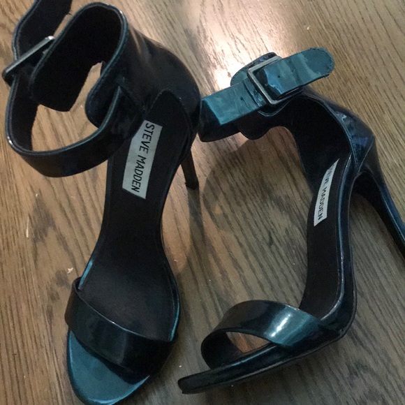 Steve Madden metallic green heels 6 stiletto - Picture 2 of 5